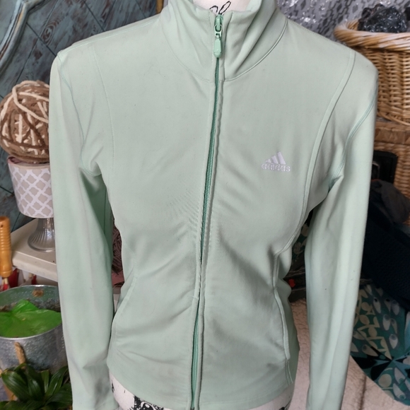 Mint Addidas Running Jacket - Picture 2 of 4